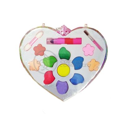 Estojo Maquiagem Infantil Crianças Coração Paleta 11 Nº1