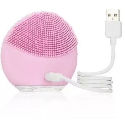 Esponja Elétrica Massagem Fácial Limpeza Rosto Recarregável