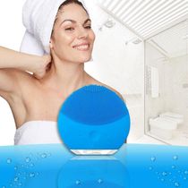 Esponja Elétrica Facial Forever Recarregável Azul
