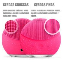 Esponja Elétrica Massagem Fácil Limpeza Rosto Recarregável