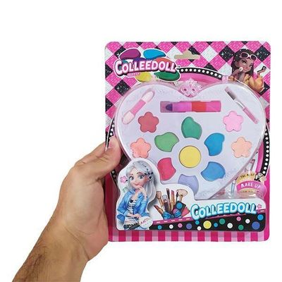Estojo Maquiagem Infantil Crianças Coração Paleta 11 Nº3