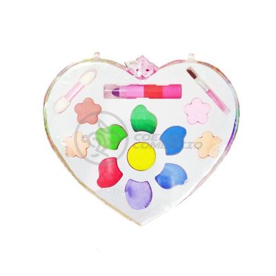 Estojo Maquiagem Infantil Crianças Coração Paleta 11 Nº3
