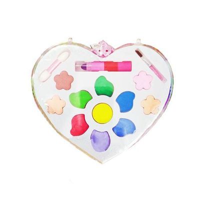 Estojo Maquiagem Infantil Crianças Coração Paleta 11 Nº3