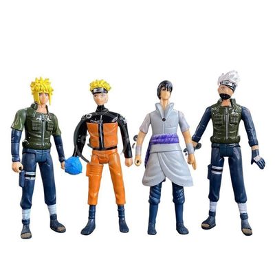 Kit Brinquedo 4 Boneco Naruto Shipunden Action Figure 1