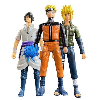 Kit Brinquedo 4 Boneco Naruto Shipunden Action Figure 4