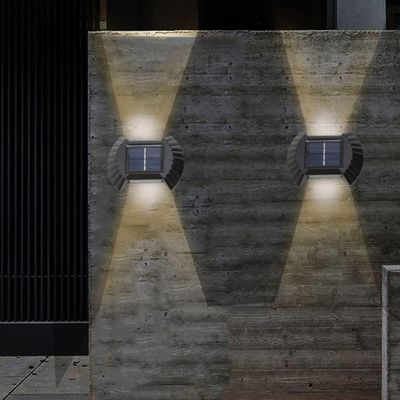 Luminaria Solar Parede Led Spot Arandela Iluminaçao