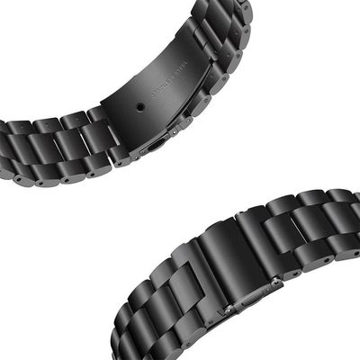 Pulseira Para Smartwatch 20mm Relogio Smartband Inox 3 Elos
