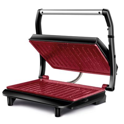 Press Grill Red Ceramic Mondial Pg-01-rc Press Grill Red Ceramic Pg-01-rc 127v/60hz Inox Vermelho 110V