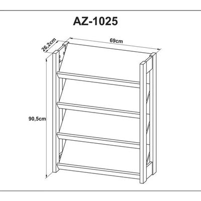 Sapateira Organizadora Az1025 Branco
