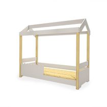 Cama Solteiro Jhulia Branco Com Colchão