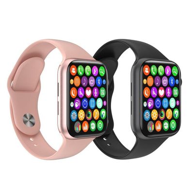 Kit Relógio Ele E Ela 2 Smartwatch W34 S Preto E Rosa