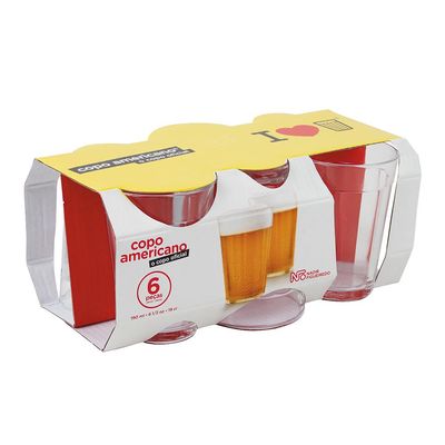 Conjunto 6 Copos 190ml Americano Nadir