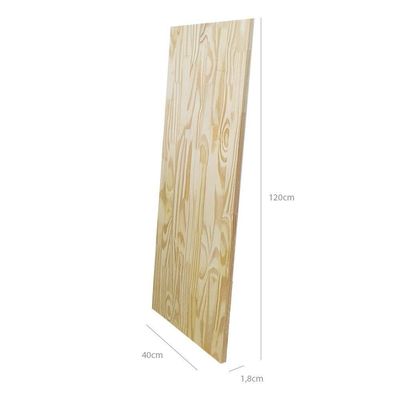 Painel De Madeira De Pinus 1,8x40x120 Cubomob Natural