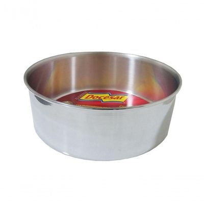 Forma Assadeira Redonda Para Bolo Alta 20x8,5cm 2.8l Docesar