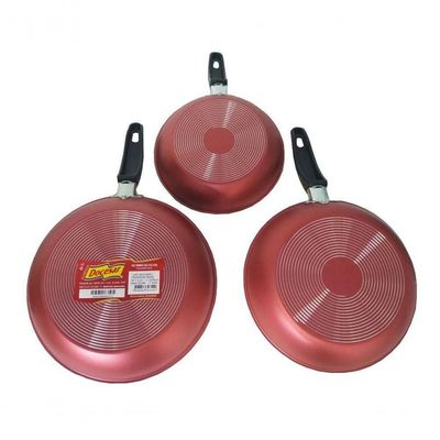 Kit 3 Frigideiras Antiaderentes 18, 20, 22cm Cereja Docesar