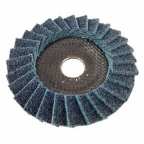 Disco Flap Corsistrip Coarse Azul Muito Fino Diâmetro 115mm Furo 22mm Made in Europe