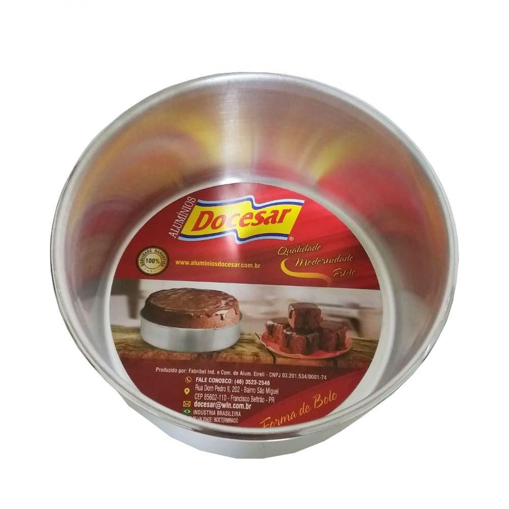 Kit 6 Formas Assadeira Redonda Para Bolo Alta 14x8cm 1l Doce