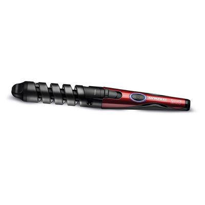 Modelador De Cachos Mondial Spiral Biv Vermelho/preto Bivolt