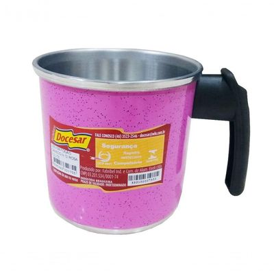Leiteira Caneco Fervedor Multiuso 1.2l Rosa Pigmentado