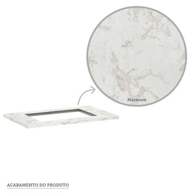 Tampo De 70Cm X 54,5Cm Para Cooktop 4 Bocas C/ Furo De 50Cm