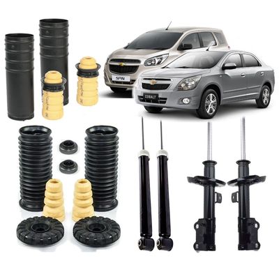 Kit Suspensão Dianteiro e Traseiro Spin e Cobalt 2012 até 2020