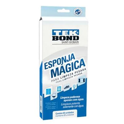 Esponja Mágica com 3 Unidades