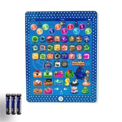 Tablet Infantil Galinha Pintadinha Multifunções Educativo