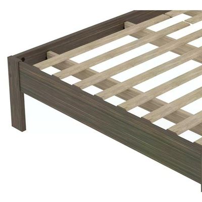Cama Casal Cm8009 Nogal Branco Tecno Mobili Nogal Branco