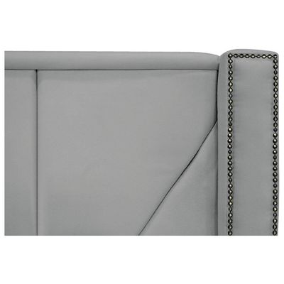 Cabeceira Casal Minsk P02 140cm Cama Box Corano Cinza