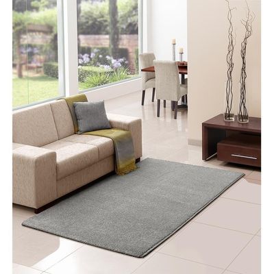Tapete Para Sala Mira Carving Chumbo 1,00x1,50 São Carlos