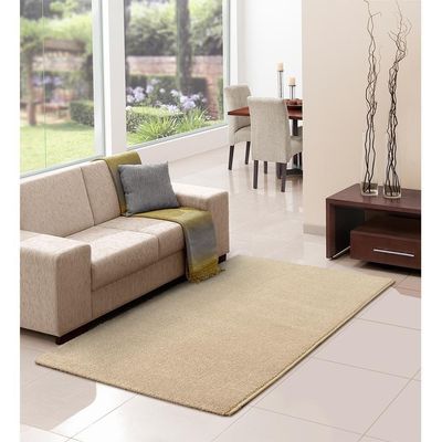 Tapete Para Sala Mira Carving Bege 1,00x1,50 São Carlos