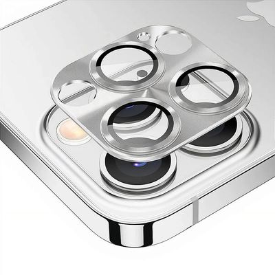 Protetor de lente de câmera de alumínio para iPhone 11 Pro Max - Prata - Gshield