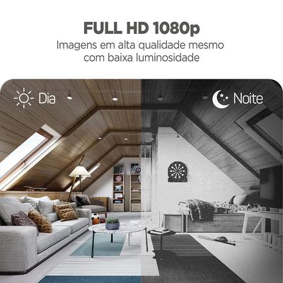 Câmera Robô WiFi 360° Inteligente ELG SHCR600