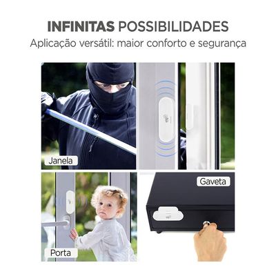 Sensor de Abertura WiFi Inteligente ELG SHSM501