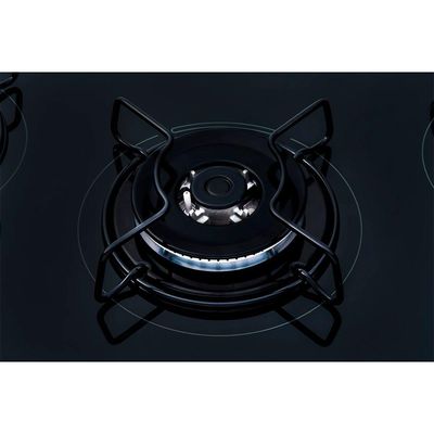 Cooktop A Gás 5 Bocas Mondial Ctg-03 biv-preto/prata Bivolt