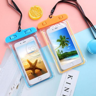 Capa Bolsa A Prova Dágua Impermeável P/ Celular Rosa