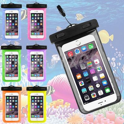 Capa Bolsa A Prova Dágua Impermeável P/ Celular Rosa