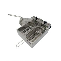 Fritadeira Elétrica 2 Cubas Plus Aço Inox 06L 220V 4000W