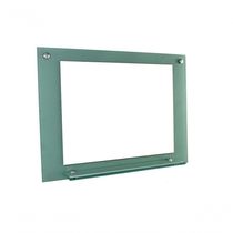 Espelho Para Banheiro Com Prateleira 80cm Verde