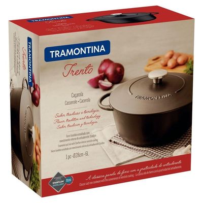 Caçarola Tramontina Trento Starflon Excellent 28cm 6 L