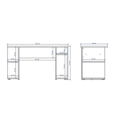 Mesa Para Computador Gamer E Painel Para Tv Até 55 Polegadas Preto Carraro