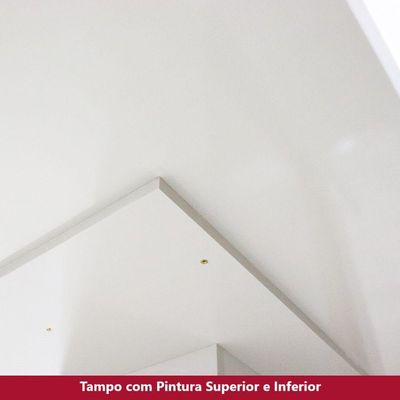 Mesa De Jantar Com Tampo Mdf Com Vidro 160cm Vértice