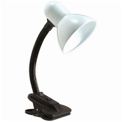 Luminaria De Mesa Articulavel Com Garra Presilha Abajur Bivolt