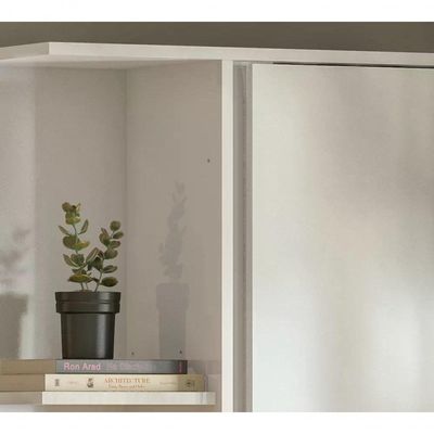 Escrivaninha Com Armario Morada 29800 Branco Branco