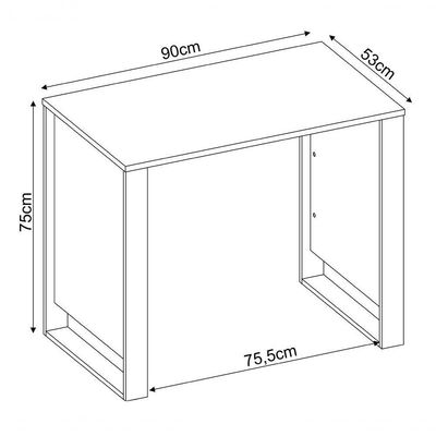 Mesa Escrivaninha Para Computador Office Grafito