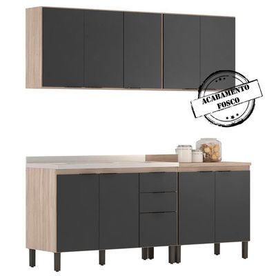 Cozinha Modulada 4 Peças Fi0008 Avena Grafito