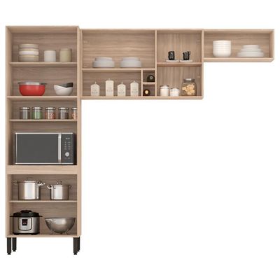 Cozinha Modulada 3 Peças Fi0007 Avena Grafito