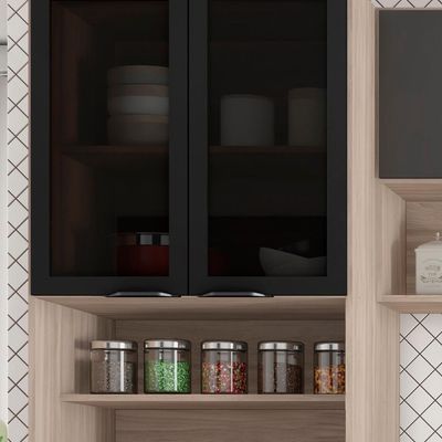 Cozinha Modulada 4 Peças Fi0006 Avena Grafito
