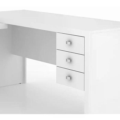 Escrivaninha 03 Gavetas Reversível Me4106 Branco