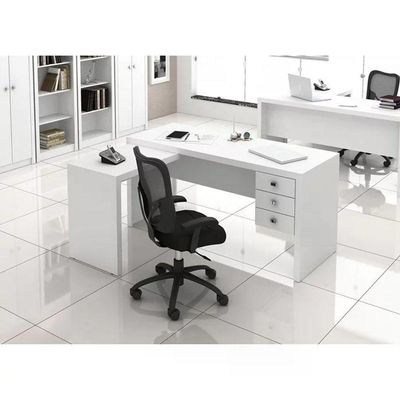 Escrivaninha 03 Gavetas Reversível Me4106 Branco